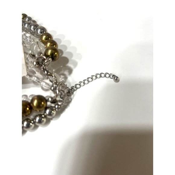 Macy's women's Multi-layered bead necklace - Picture 8 of 9